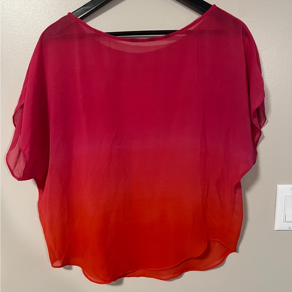 Pink and Orange Blouse Dynamite - Picture 2 of 2